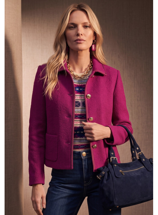 VESTE - MELVIN - FUSCHIA