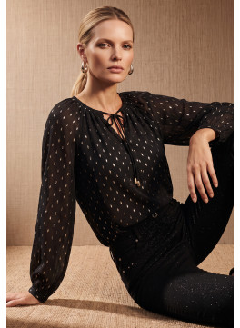 BLOUSE - MAXENCE - NOIR