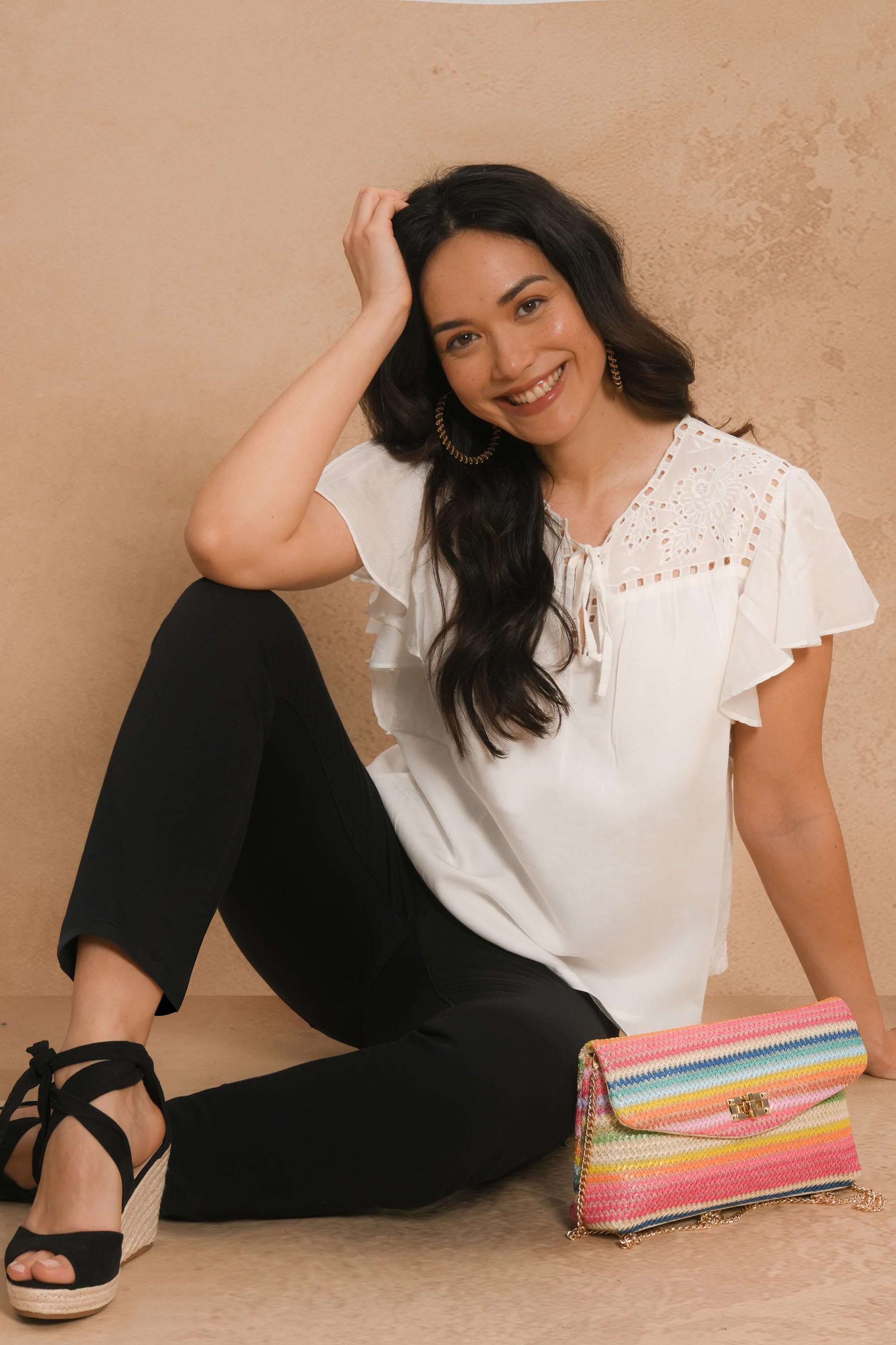 TOP - OFF WHITE - GEENA