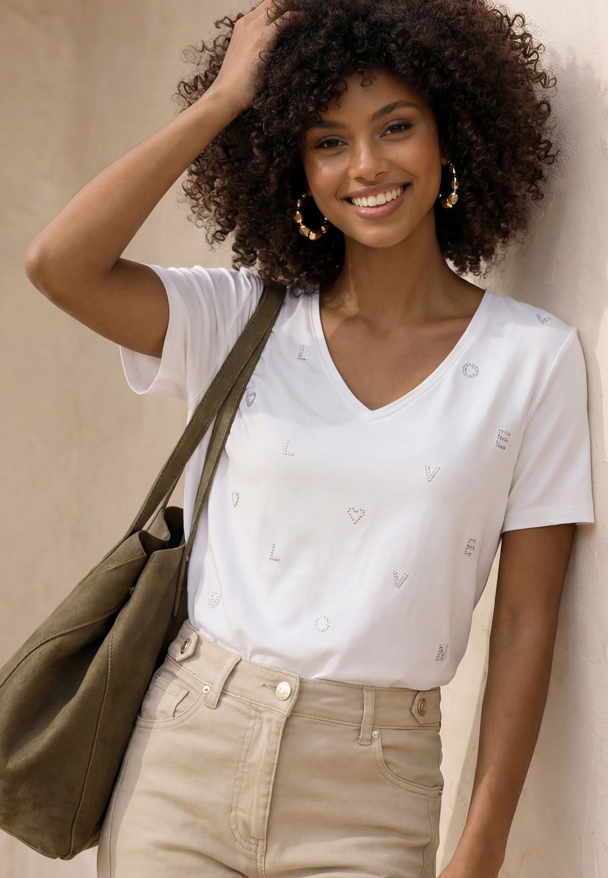T-SHIRT - LETTRE - OFF WHITE