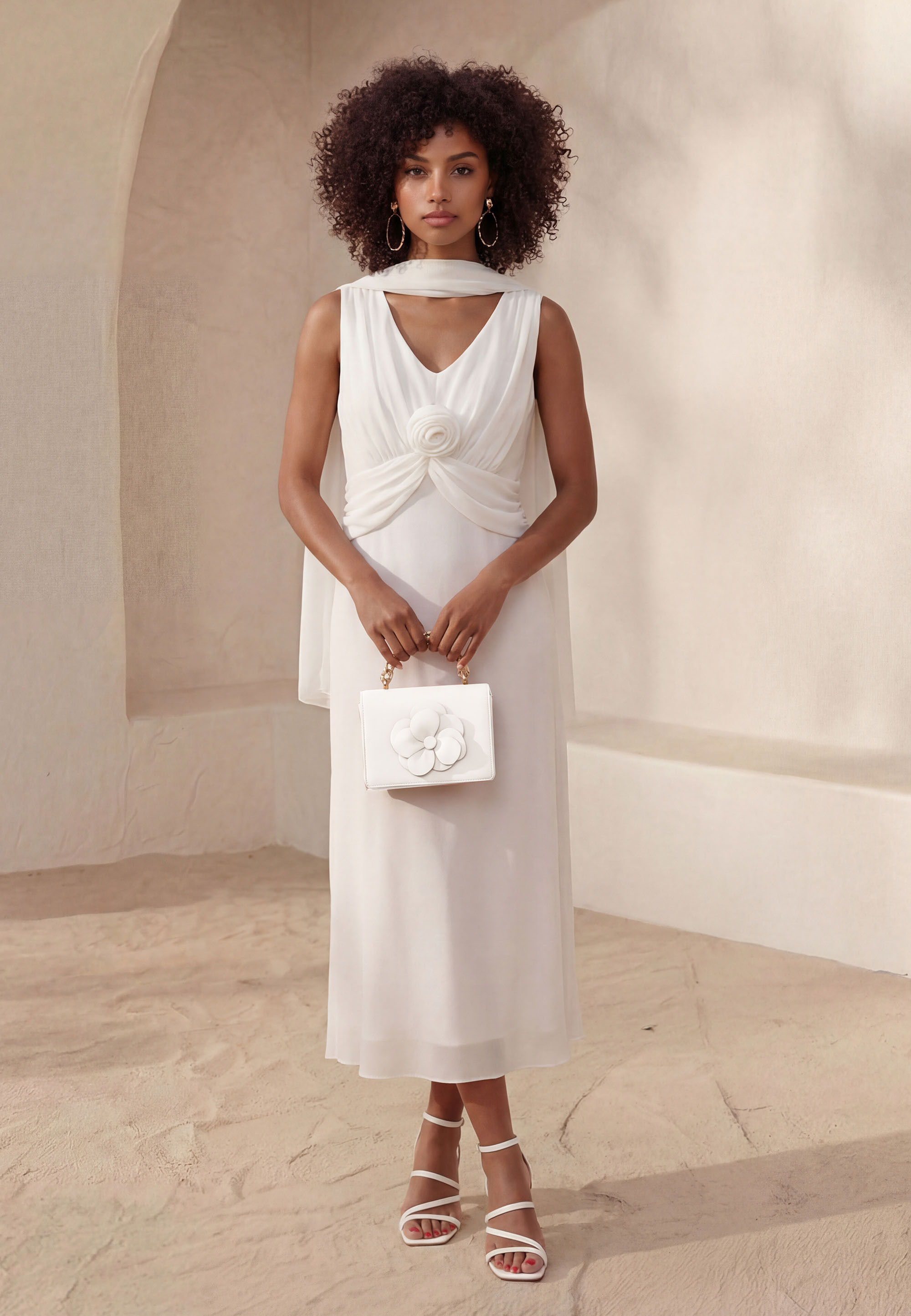 ROBE - LOOTZA - OFF WHITE
