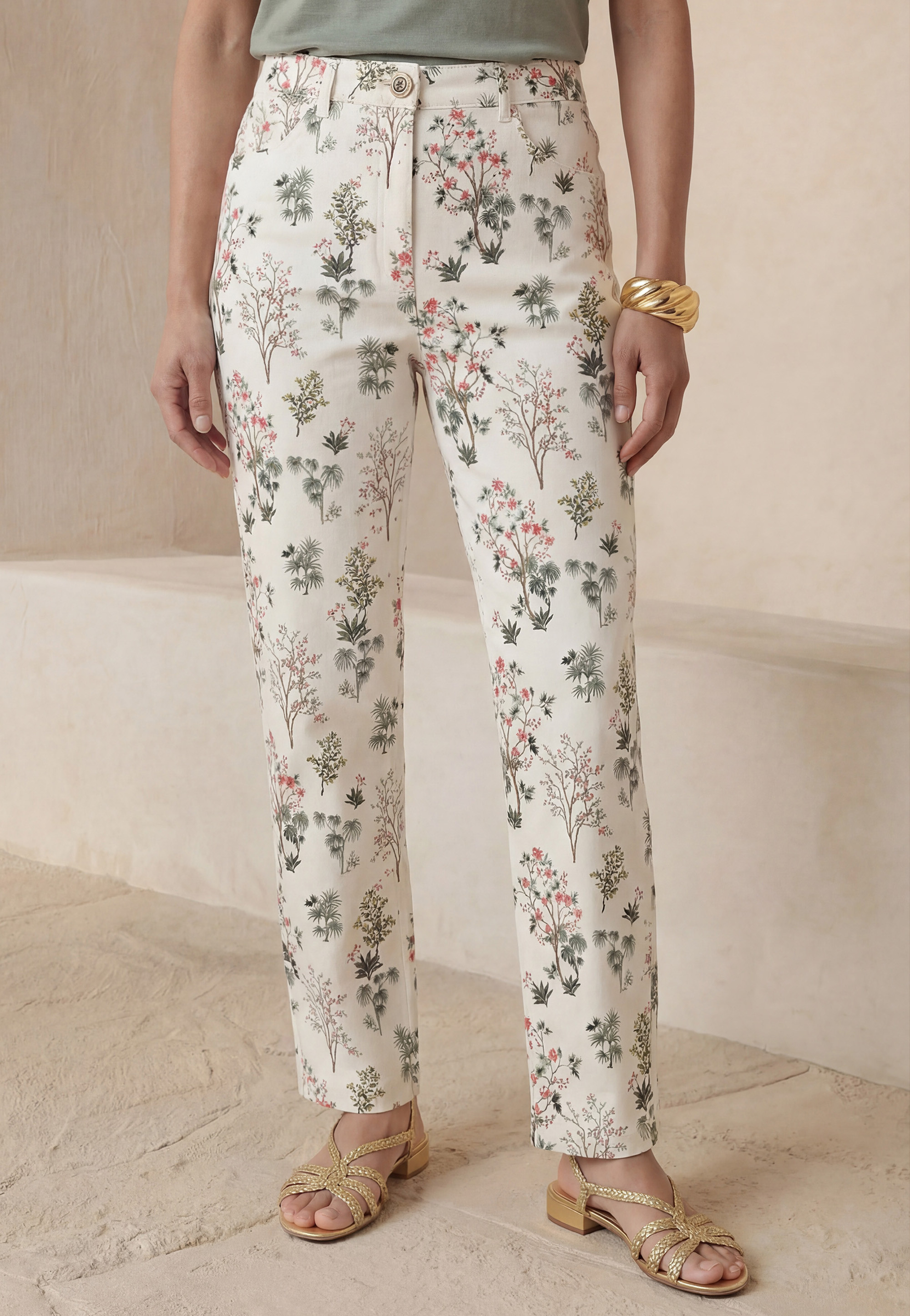 PANTALON - LOUPPA - CREME
