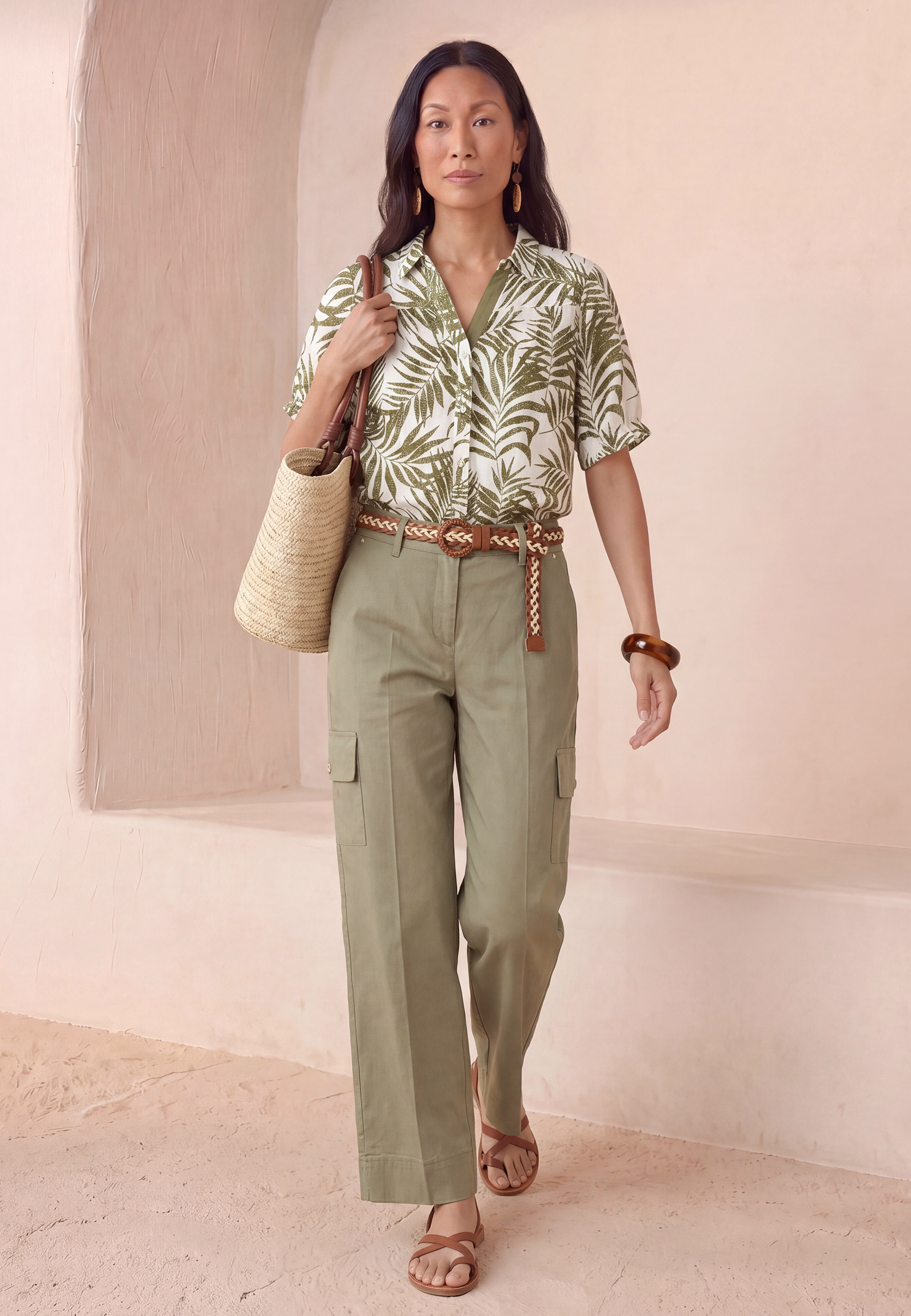 PANTALON CARGO - LOUVA - KAKI