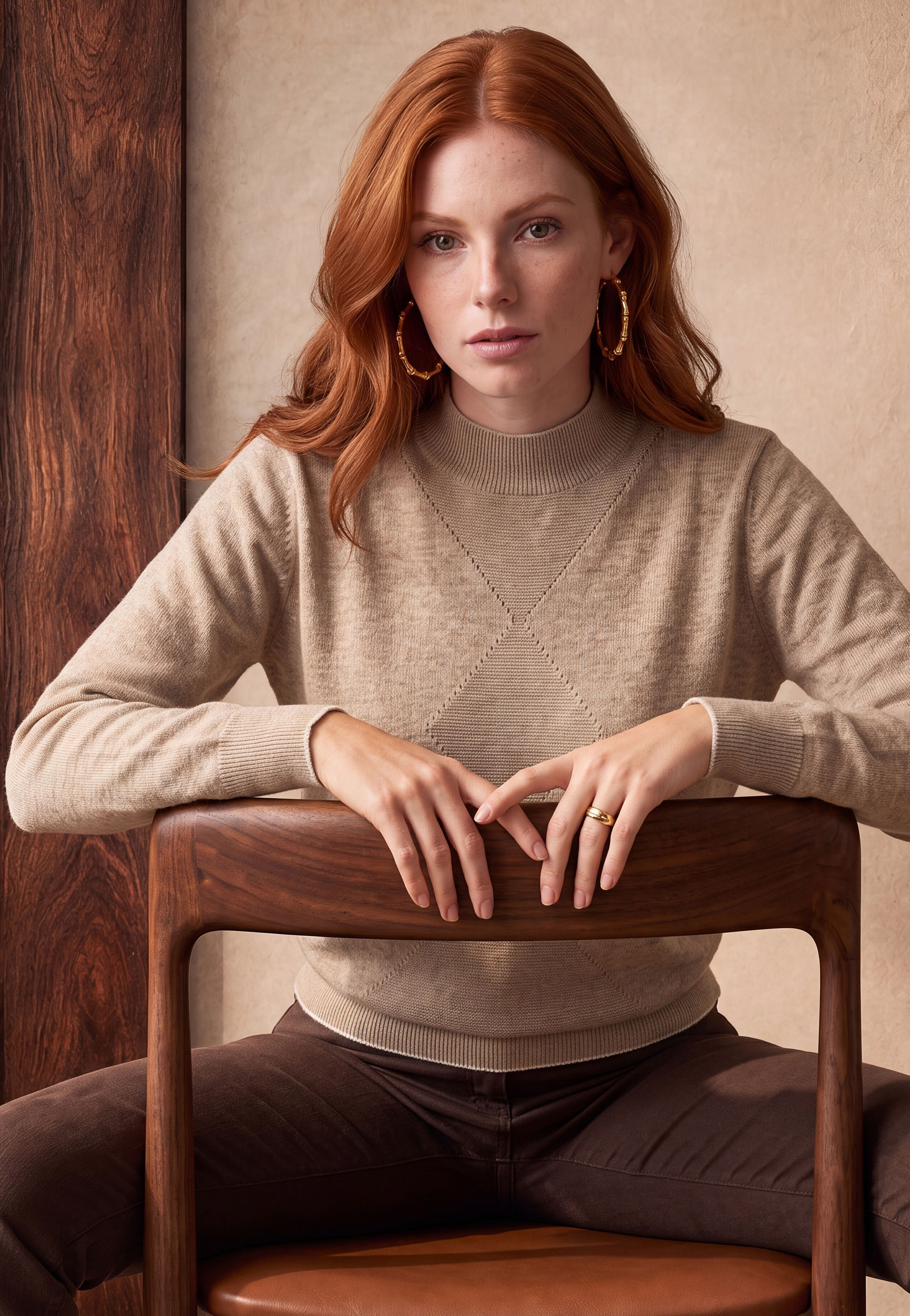 PULL - MIGNON - TAUPE CHINE